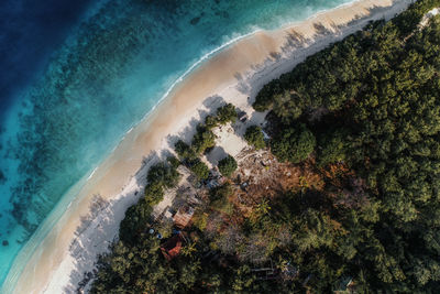 Aerial view of beach