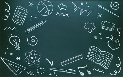 Full frame shot of text on blackboard