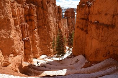 Rock formations in a desert