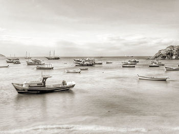 Boats in marina