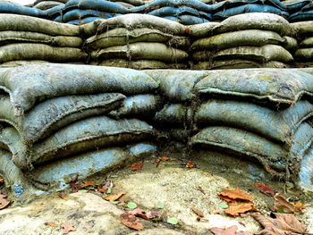 Full frame shot of fishing net