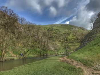 Scenic view of landscape against sky