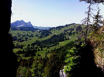 Scenic view of mountains