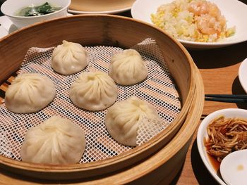 Close-up of food on table