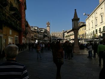 People on city street