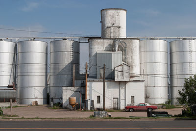 Factory against sky