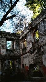 Low angle view of old building