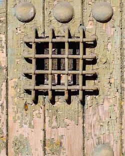 Close-up of wooden wall