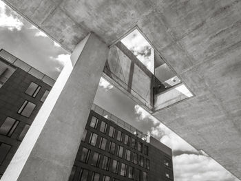Low angle view of building against sky