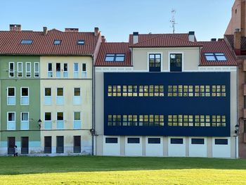 Residential building against sky