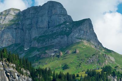 Scenic view of mountain against sky