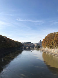 Scenic view of river against sky