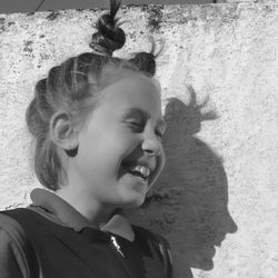 Portrait of smiling girl