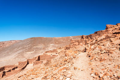 Ruined structure on hill