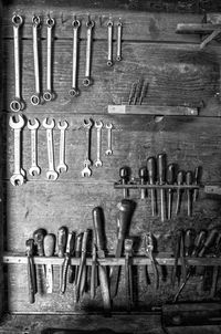 Text written on wood