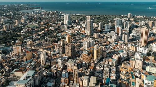 Aerial view of msulim mosque in dar es salaam