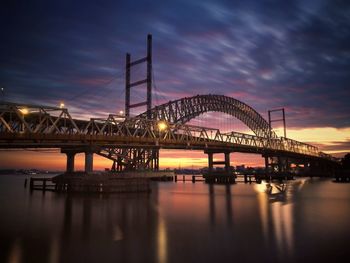 Bridge and sunrise