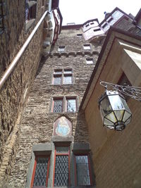 Low angle view of built structure against sky