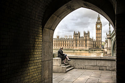 View of a clock tower