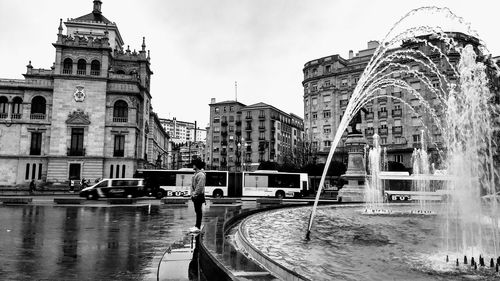 View of buildings in city