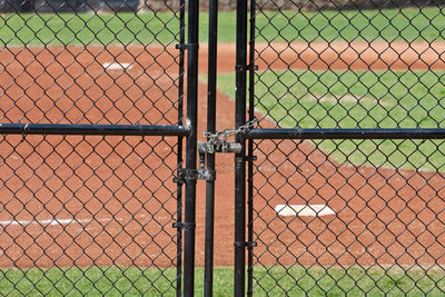 Close-up of chainlink fence