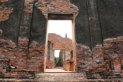 Old ruins of building