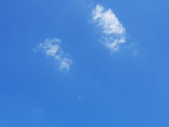 Low angle view of blue sky