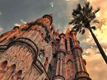 Low angle view of historical building against sky