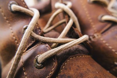 Close-up of rusty chain