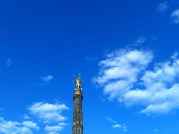 Low angle view of a statue