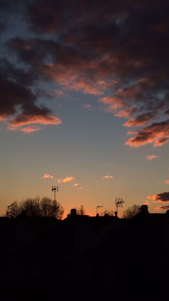 sunset, silhouette, sky, no people, built structure, cloud - sky, beauty in nature, nature, architecture, outdoors, antenna - aerial