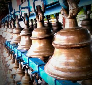 Close-up of machine part