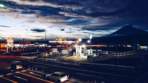 High angle view of railroad station platform