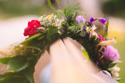 Close-up of rose bouquet