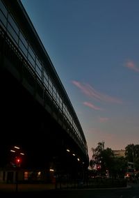 View of illuminated city at night