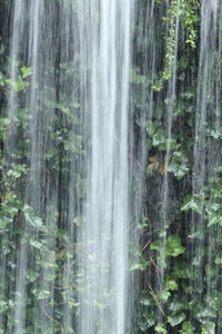 Scenic view of waterfall