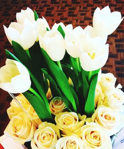 Close-up of rose bouquet