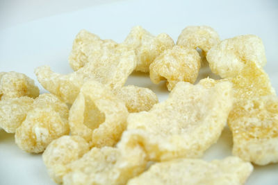 Close-up of bread in plate