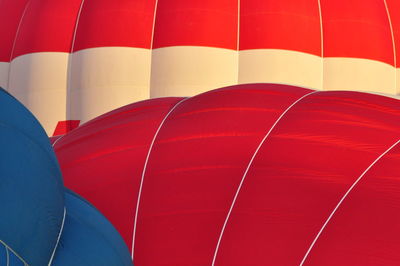 Full frame shot of hot air balloons