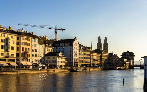 Buildings at waterfront