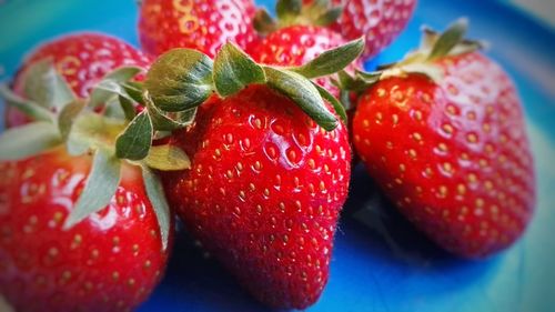 Close-up of strawberries