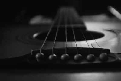 Cropped image of guitar