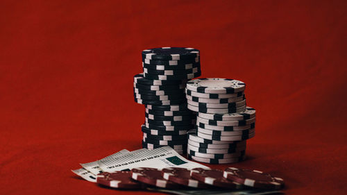 Stack of poker