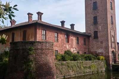 Low angle view of old ruins