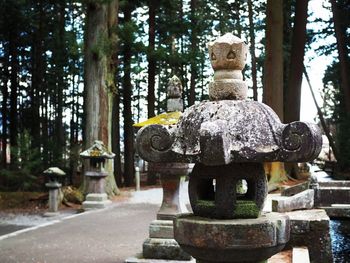 Statue outside temple