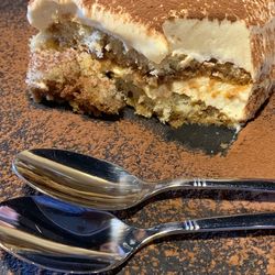 High angle view of food