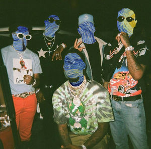 Group of people wearing mask