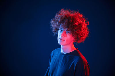 Young Man Curly