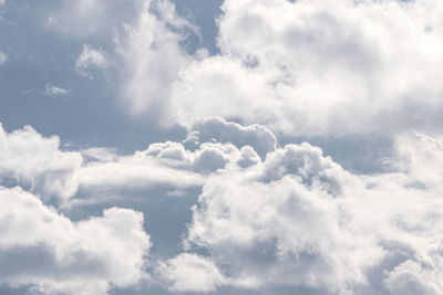 Low angle view of clouds in sky