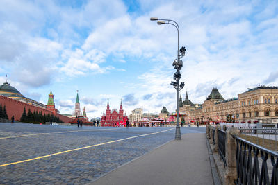  entrance to red square, iberian gate and chapel, building of historical museum,